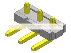 Pin Header Connector 5.08mm Single Row  R/A TYPE 1*2PIN To 1*20PIN H=2.54MM