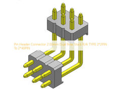Pin Header Connector 2.00mm Dual Row Stack R/A TYPE 2*2PIN To 2*40PIN