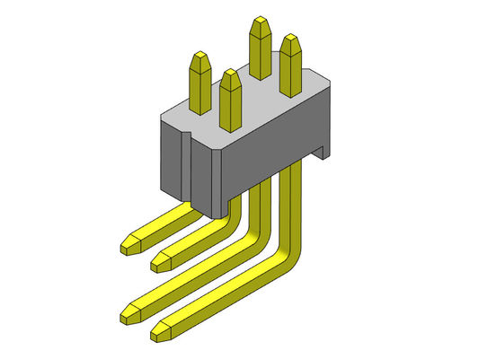 1.27*2.54mm Pin Female Header Connector Dual Row R/A  2*2PIN To 2*50PIN