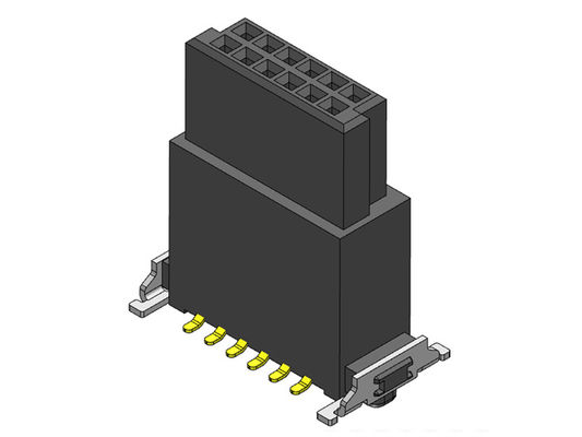 H 13.65mm Floating High Speed Board To Board Connectors 1.27mm