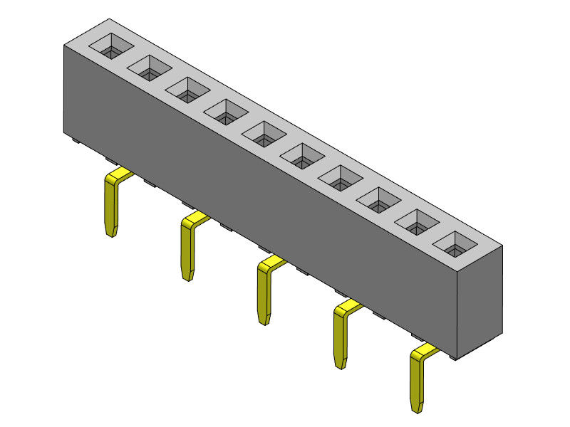 2.00mm Single Row Female Socket Header Dual Entry DIP TYPE 1*2PIN To 1 ...