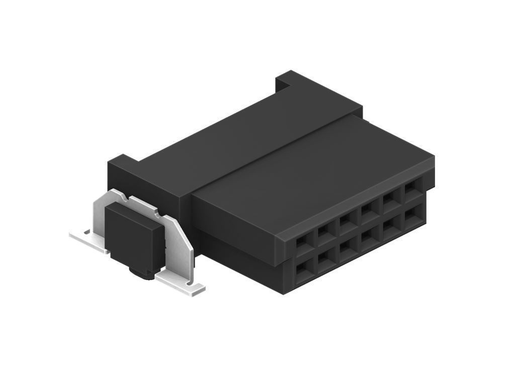 1.27mm Floating Board Connector Right Angle SMT