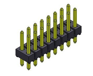 Pin Header Connector 2.54mm Dual Row DIP TYPE 2*2PIN To 2*40PIN H=2.54MM