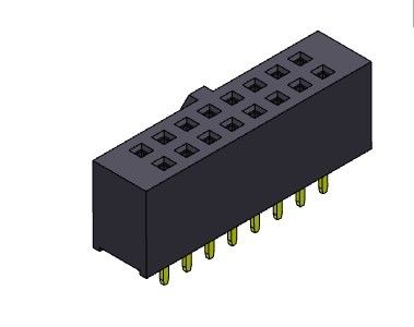 Dual Row Dip TYPE 2.54 Mm Pitch Female Header 2*2PIN To 2*40PIN