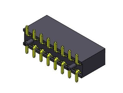 SMT TYPE Circuit Board Header Connectors 2.54mm 2*2PIN To 2*40PIN H=8.50mm
