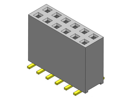 Female Header Connector 2.54mm Dual Row SMT TYPE 2*2PIN To 2*40PIN H=11.00mm