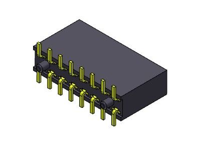 Female Header Connector 2.54mm Dual Row SMT TYPE 2*2PIN To 2*40PIN H=11.00mm