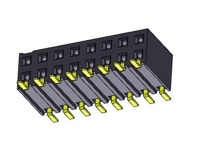 2.54mm PCB Header Connector Dual Row Entry Surface Mount Connector 2*2PIN To 2*40PIN