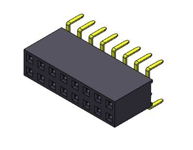 2.54mm Dual Row Dual Entry Pin Female Header Connector 2*2PIN To 2*40PIN