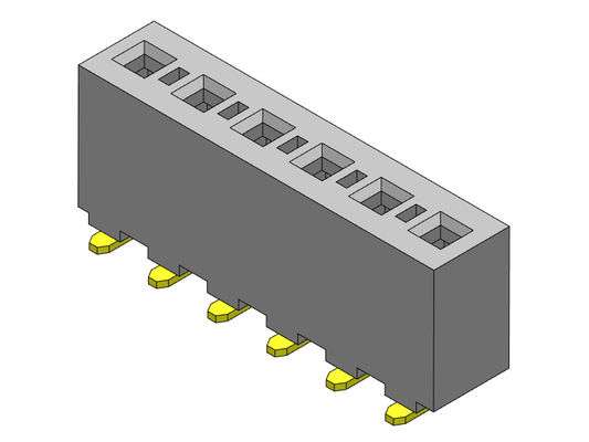 3.96mm Dual Row SMT PCB Header Connector 2*2PIN To 2*24PIN H 8.89mm