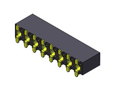 3.96mm Dual Row SMT PCB Header Connector 2*2PIN To 2*24PIN H 8.89mm