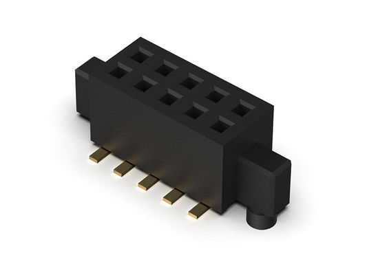 Female Header Connector 1.27mm Dual Row With Bump &amp; Pegs SMT Type 2*4PIN To 2*50PIN H=4.40mm