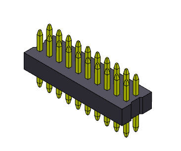 1.00mm Dual Row Connector Straight Type 2*3PIN To 2*40PIN