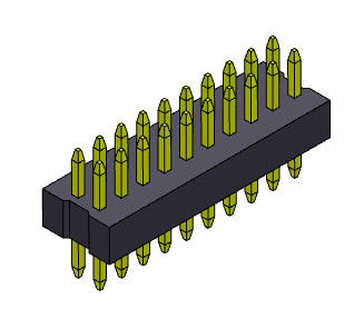 1.00mm Dual Row Connector Straight Type 2*3PIN To 2*40PIN