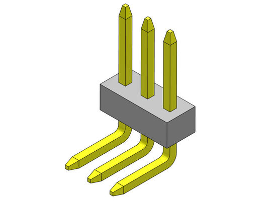 1.00mm Pin Female Header Connector R/A Pin Electrical Connectors 1*2PIN To 1*40PIN