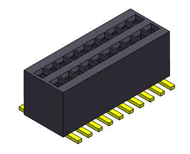 0.80mm Dual Row SMT Female To Female Pin Header 2*3PIN To 2*50PIN