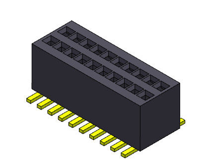 0.80mm Dual Row SMT Female To Female Pin Header 2*3PIN To 2*50PIN