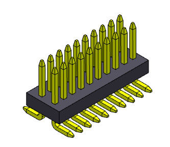 Pitch 0.8*1.2mm 2*3PIN To 2*50PIN Pin Female Header Connector 0.8mm Dual Row