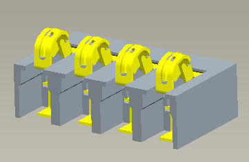 3.0mm Battery Clip Connector SMT Type 3000 Cycles Life Test