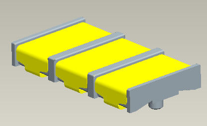 5.0AMP Pitch 4.00mm Battery Post Connectors Female SMT Type With Pegs