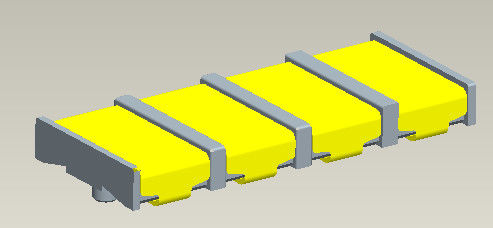 5.0AMP Pitch 4.00mm Battery Post Connectors Female SMT Type With Pegs