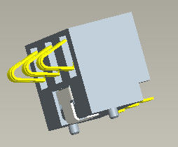 Pitch 2.5mm Battery Connector Battery 4 Pin Connector H=5.4-7.0mm