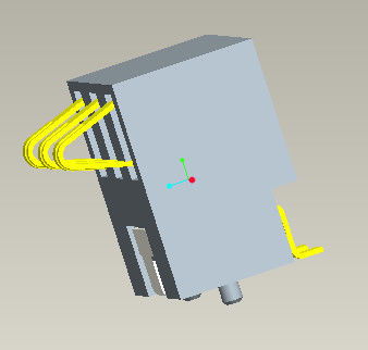 Pitch 2.5mm Battery Connector Battery 4 Pin Connector H=5.4-7.0mm