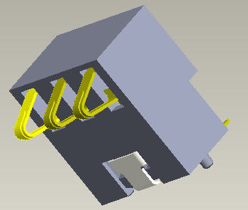 Pitch 2.5mm Battery Connector Battery 4 Pin Connector H=5.4-7.0mm