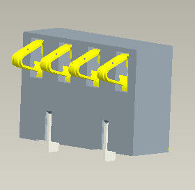 Pitch 2.5mm Battery Connector Battery 4 Pin Connector H=5.4-7.0mm