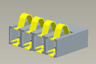 Inside Welding Battery Connector Pitch 2.5mm 2.0AMP SGS Certificate