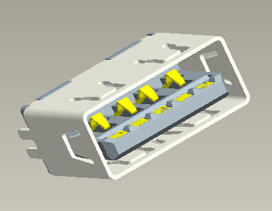 1.0Amp High Speed Usb 3.0 A Connector 11.5mm Vertical 180° SMT Type