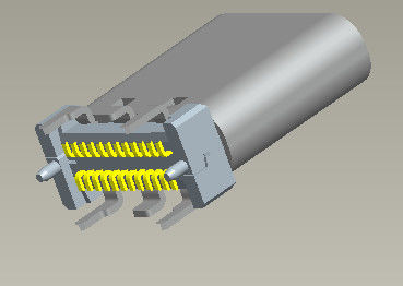 SMT Type Input Output Connectors Usb C 3.1 Connector Vertical 180°