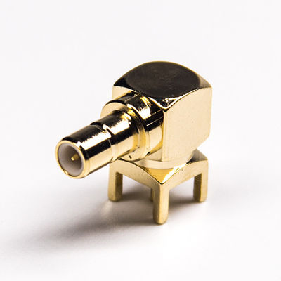 4 Holes Smb Connector Male Straight Dip Type Right Angle 90 Degree