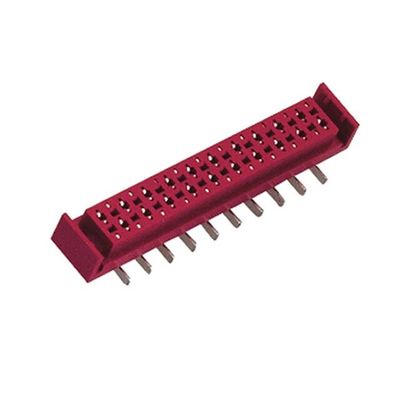 1.27mm*1.5mm Smt Type Connector Red Micro ROHS Certificated