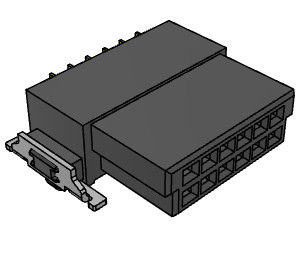 Floating High Speed Board To Board Connectors Female Right Angle 90 Degree