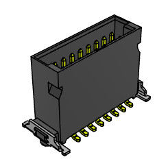 H 9.85mm High Speed Board To Board Connector 1.27mm SGS certificated