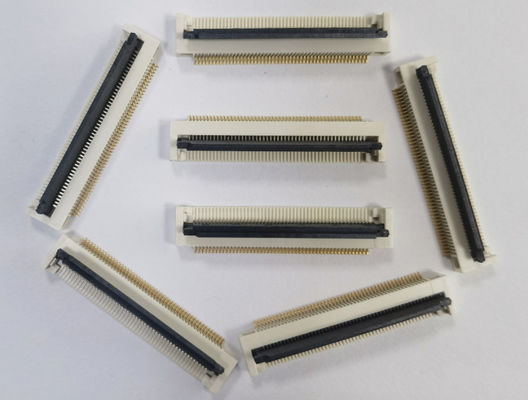 Pitch 0.5mm Fpc Connector 4 Pin To 68 Pin Right Angle 90° Easy On Smt Type H 2.55mm