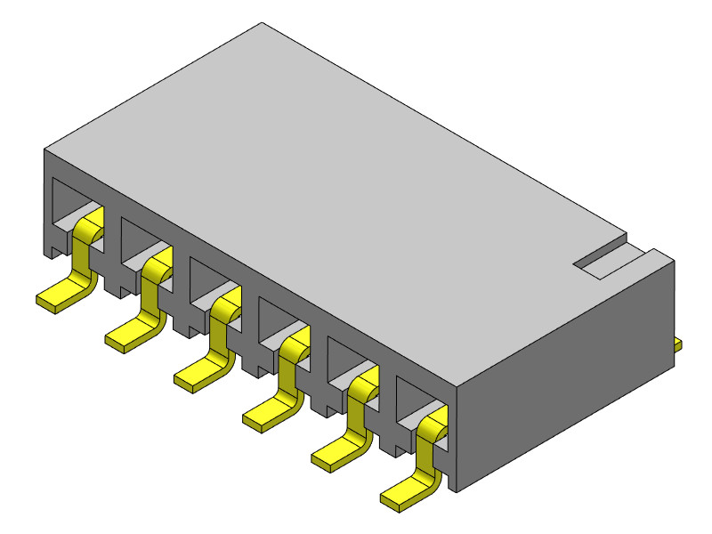 Header Connector Example Female Header Connector 2.54mm Single Row Entry SMT TYPE 1*2PIN To 1 ...