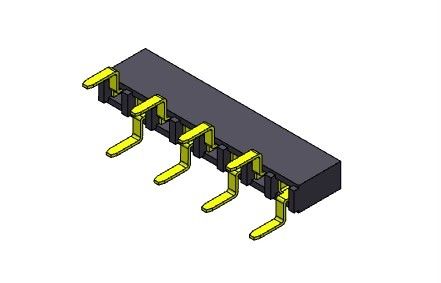 2.54mm Single Row Dual Entry Female Header Connector
